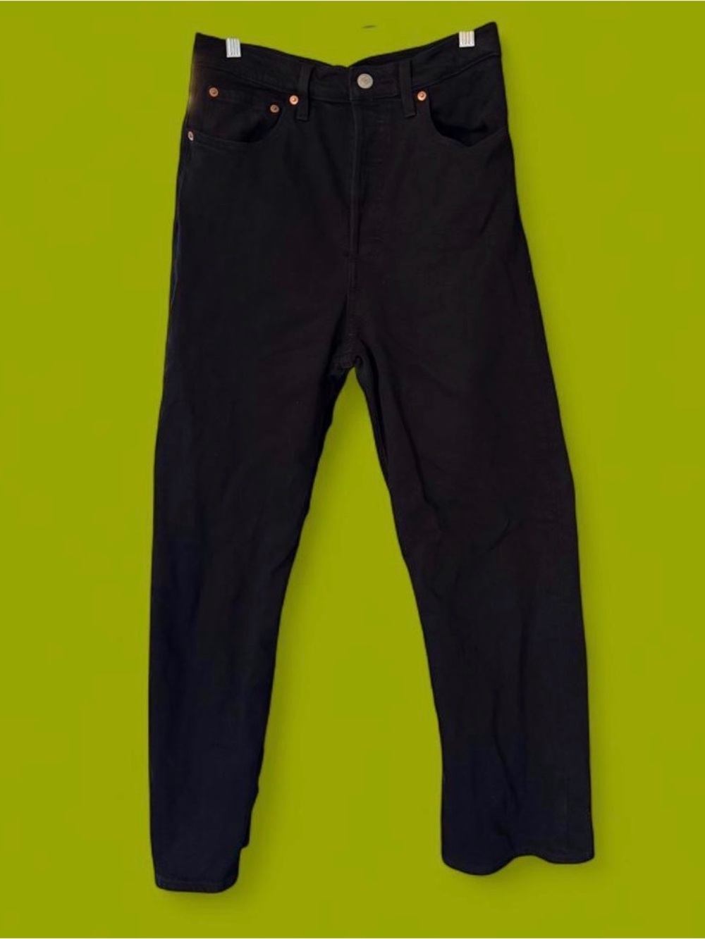 Levi’s Ribcage Straight Black Jeans - Size 28
